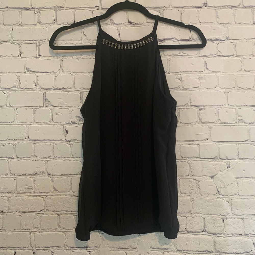 Express Black Sleeveless Blouse